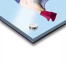 Woman sitting on a chair Acrylic print