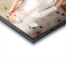 Portrait Of Blonde Girl With Classic Fashion Style Acrylic print