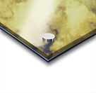 Yellow toned textured grungy cloudscape Acrylic print