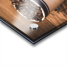 Coffee shop cup and beans Acrylic print