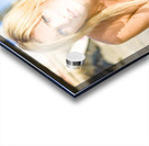 Sensuous woman playing with water Acrylic print