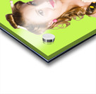 Happy young housewife Acrylic print