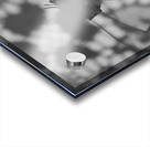 Dark black and white fashion art woman Acrylic print