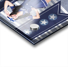 Young US marine corps pin-up girl. Sailor style Acrylic print