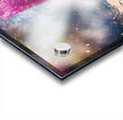 Beautiful pin up woman catching rain water Acrylic print