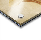 Old vintage gold gramophone photo. Classical sound Acrylic print