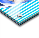 Beautiful retro pinup girl in scarf and sunglasses Acrylic print