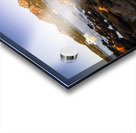 Golden rocky beachfront Acrylic print