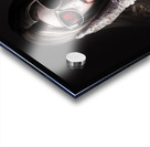 Vampire woman in darkness hiding from the light Acrylic print