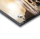 Sunlit stony seashore Acrylic print