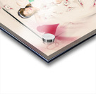 Beautiful queen of hearts playing card pin-up Acrylic print