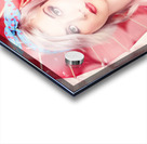 Sexy blonde vintage pinup girl. Field of dreams Acrylic print