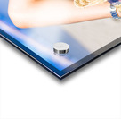 Pretty female at beach Acrylic print