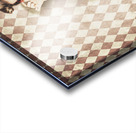 Vintage pinup fashion model in womens sunglasses Acrylic print