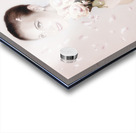 Beautiful Woman Holding Flowers At Vintage Wedding Acrylic print