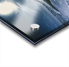 Blue moonlight beach landscape Acrylic print