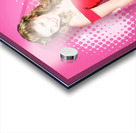 Beautiful retro woman. Salon hairstyle pin-ups Acrylic print