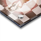 Creative vintage pin-up girl in 50s retro diner Acrylic print