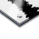 Sound waves made of trees reflected Acrylic print