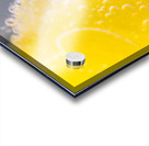 Macro lemonade bubbles Acrylic print