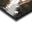 Insane emergency room nurse at ER glass doors Acrylic print