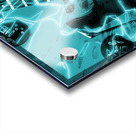 Electric blue Acrylic print