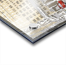 Hand drawn sketch of a busy New York City street Acrylic print