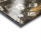 Hand drawn sketch of a busy New York City street Acrylic print