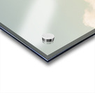 Misty mountain peaks Acrylic print