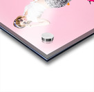 Beautiful pinup girl with beauty hair and make-up Acrylic print