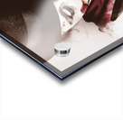 Spooky undead zombie gardener. Midnight pruning Acrylic print