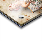 Beautiful Woman Getting New Hair Style At Salon Acrylic print