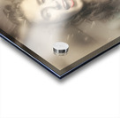 Pin-up woman dancing in a shower of rain Acrylic print