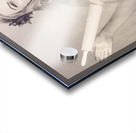 Vintage rolling pin up girl making cooking fun Acrylic print