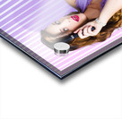 Surprised Pinup Woman With Beauty Salon Hair Style Acrylic print