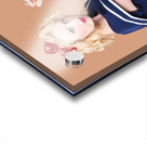 Pin-up sailor girls showing physical strength Acrylic print