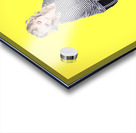 Woman washing and cleaning a floor Acrylic print