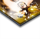 Female Nerd Blowing Bubbles Of Business Success Acrylic print