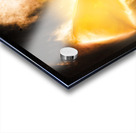 Spooky jack-o-lantern in darkness Acrylic print