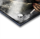 Attractive pinup woman in 1940 military style Acrylic print