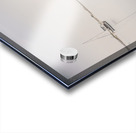 Vintage photo of a fishing boat anchored at dusk Acrylic print