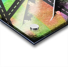 Retro skaters parade Acrylic print