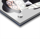 Woman wrapped in money Acrylic print