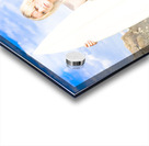 Beautiful Young Blond Surf Woman Acrylic print