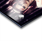 Evil zombie prom queen holding flowers on stage Acrylic print