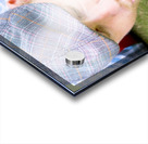 Golf Player Blowing The Ball Acrylic print