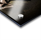 Fine Art Grunge Fashion Portrait In Dark Interior Acrylic print