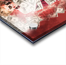 Zombie tied up in financial debt. Dead money Acrylic print