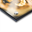 Moon rocket at space station on the dark side Acrylic print