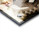 Thinking businessman with big brain Acrylic print